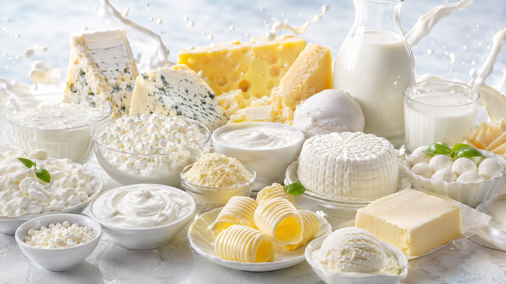 Молочные ингредиенты, сыр, молоко и функциональные добавки